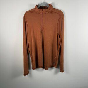 Rhone Glacier Performance 1/4 Zip Orange XXL